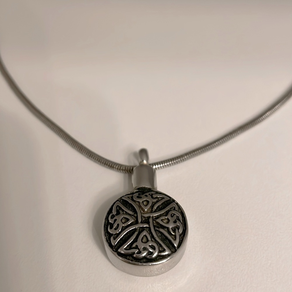 Celtic cross necklace